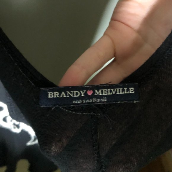 Rare Brandy Melville Embroidered Elephant Tank - Picture 4 of 4